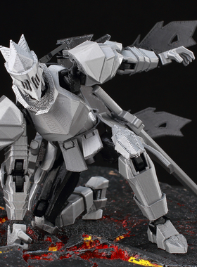 9L3D打印多关节可动Dummy13幸运 13中世纪无花纹骑士铠甲模型人偶