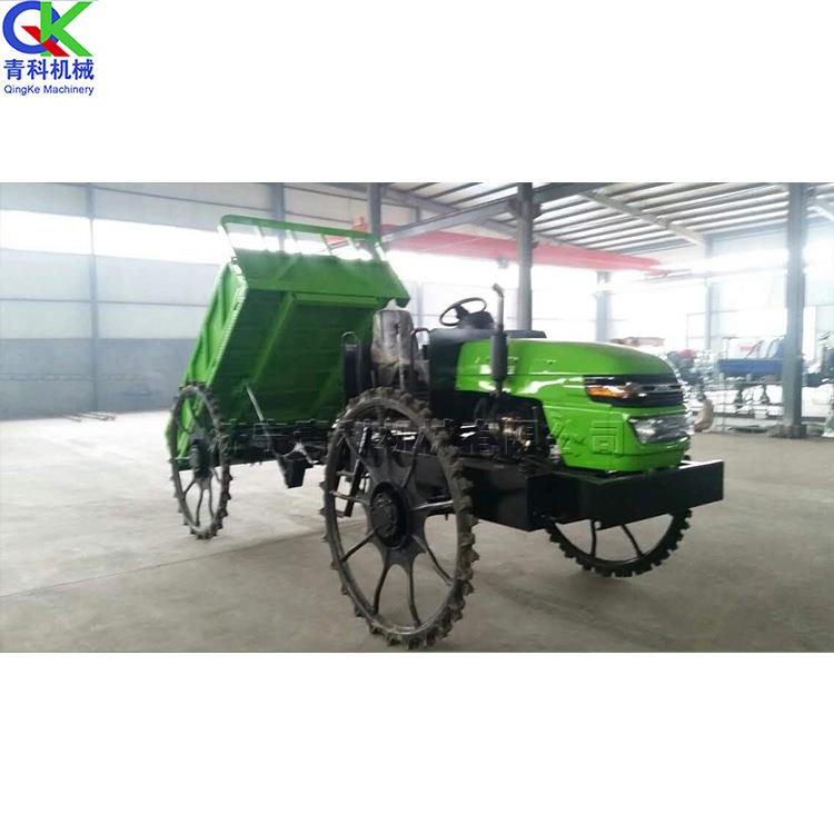 多功能稻田运秧机南方水田运粮撒肥一体机自走式秧苗搬运车