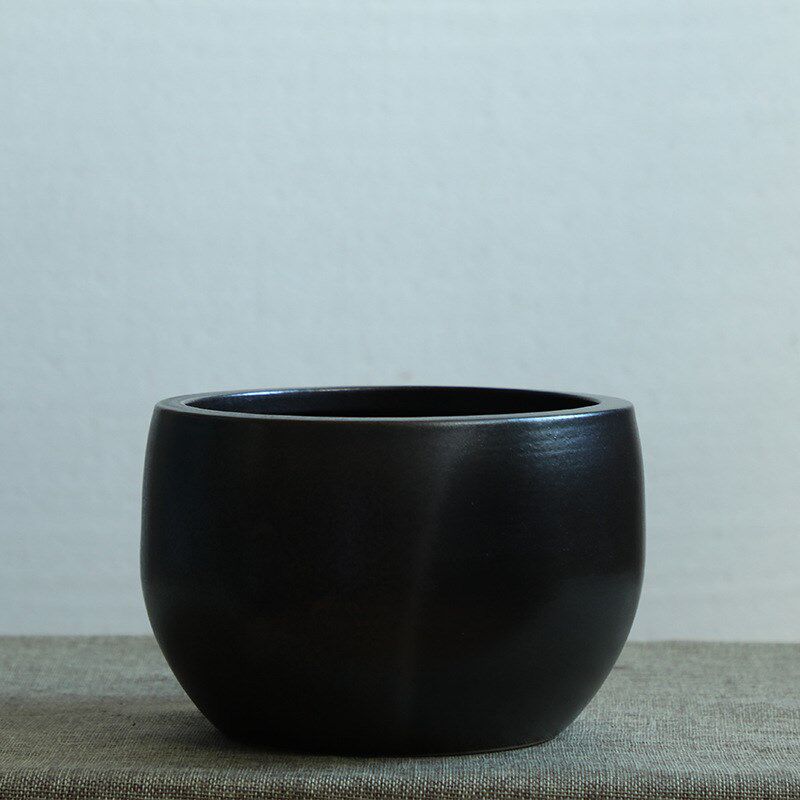 复古陶瓷落地花瓶客厅插花摆件现代简约欧式假花花插家居大号花盆