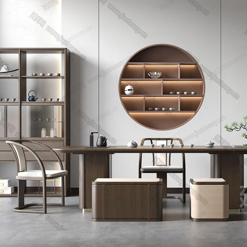 新中式实木茶桌椅组合简约现代别墅大平层茶室泡茶桌家用家具定制,住宅家具,家用茶台/茶桌,淘宝优惠券,粉丝福利购,淘宝优惠卷