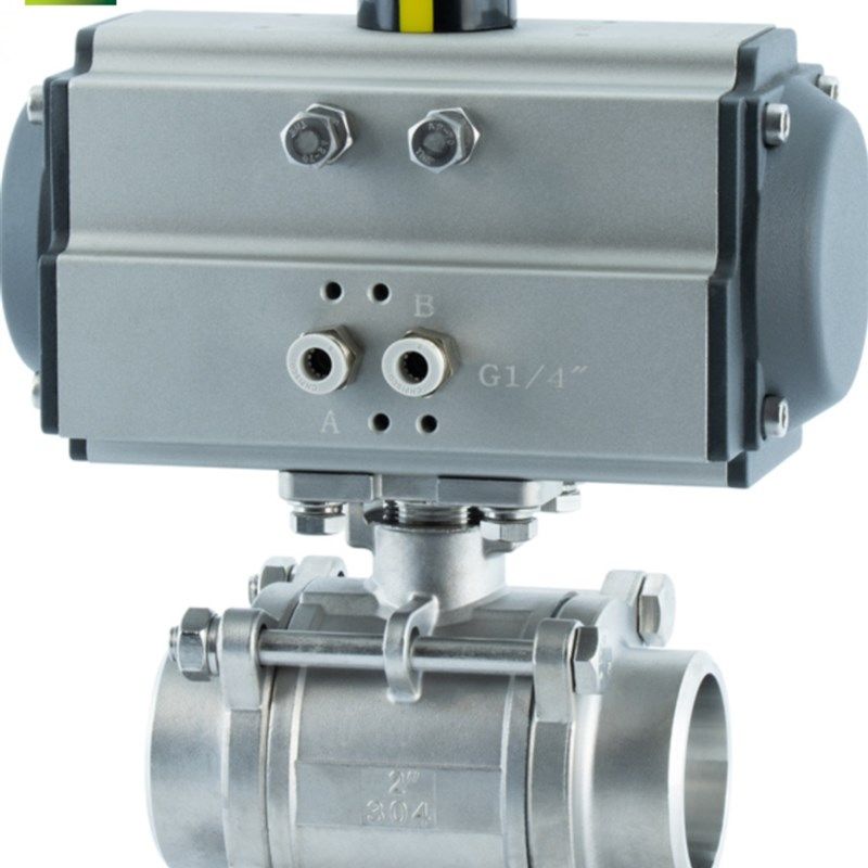 南阀Q661F-16P AT气动三片式对焊焊接不锈钢304316球阀,农用物资,可移动滴灌袋,淘宝优惠券,粉丝福利购,淘宝优惠卷