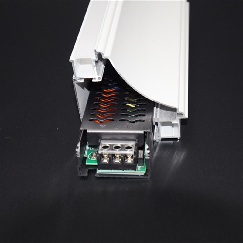 发光阴角石膏线灯LED灯带明装顶角洗墙灯免吊顶无主灯墙角线条灯