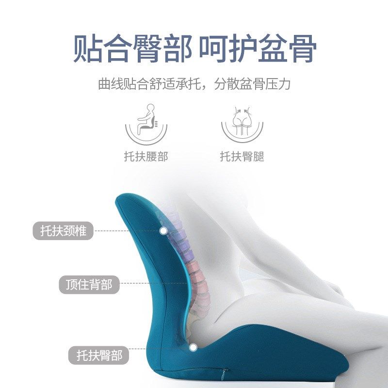 电动手动轮椅防褥疮坐垫偏瘫老人专用靠背加厚电加热记忆棉垫配件