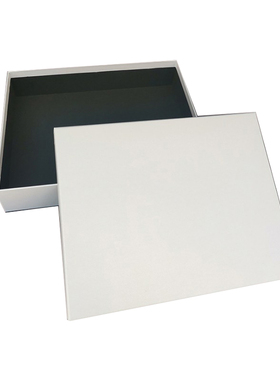 天地盖长方形礼物包装盒装衣服礼品盒子简约纯白色礼盒定制印logo