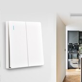 北欧风雅白墙壁开关插座面板86型暗装 五孔电源插座16a空调插家用