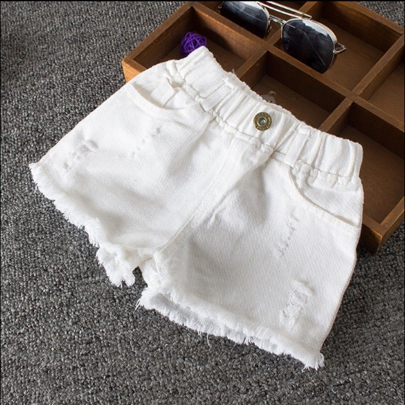 女童短裤夏装2021新款儿童洋气宝宝中大童牛仔短裤外穿女孩裤子薄,童装/婴儿装/亲子装,裤子,淘宝优惠券,粉丝福利购,淘宝优惠卷