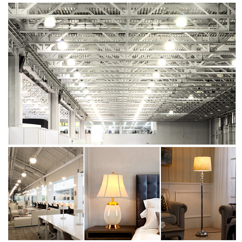 太极虎大功率led灯泡e27螺口超亮家用节能灯厂房仓库车间过道球泡