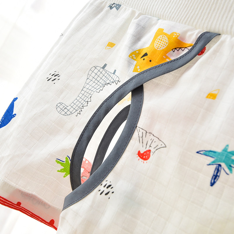 宝宝纱布开裆裤婴儿高腰护肚裤夏天轻薄小童睡裤空调裤防着凉3岁,童装/婴儿装/亲子装,家居裤/睡裤,淘宝优惠券,粉丝福利购,淘宝优惠卷