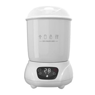 小白熊蒸汽奶瓶消毒机消毒柜锅婴儿消毒器恒温壶带烘干二合一体机