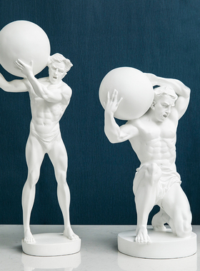 北欧创意人物雕塑落地摆件艺术品客厅装饰品户外人像大型摆件定制