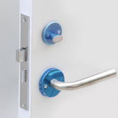 不锈钢逃生门把手通用型 安全通道门锁具 全套 防火门锁消防门锁