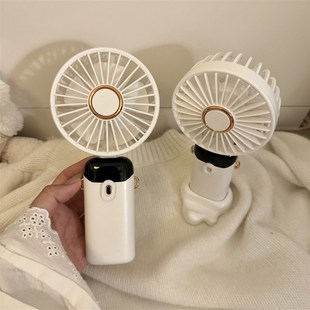 手持小风扇静音办公室桌上usb电风扇便携式 随身充电风扇小型随手