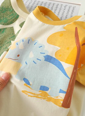 男童短袖T恤夏装夏款新款童装儿童宝宝小童打底衫上衣夏季U14694