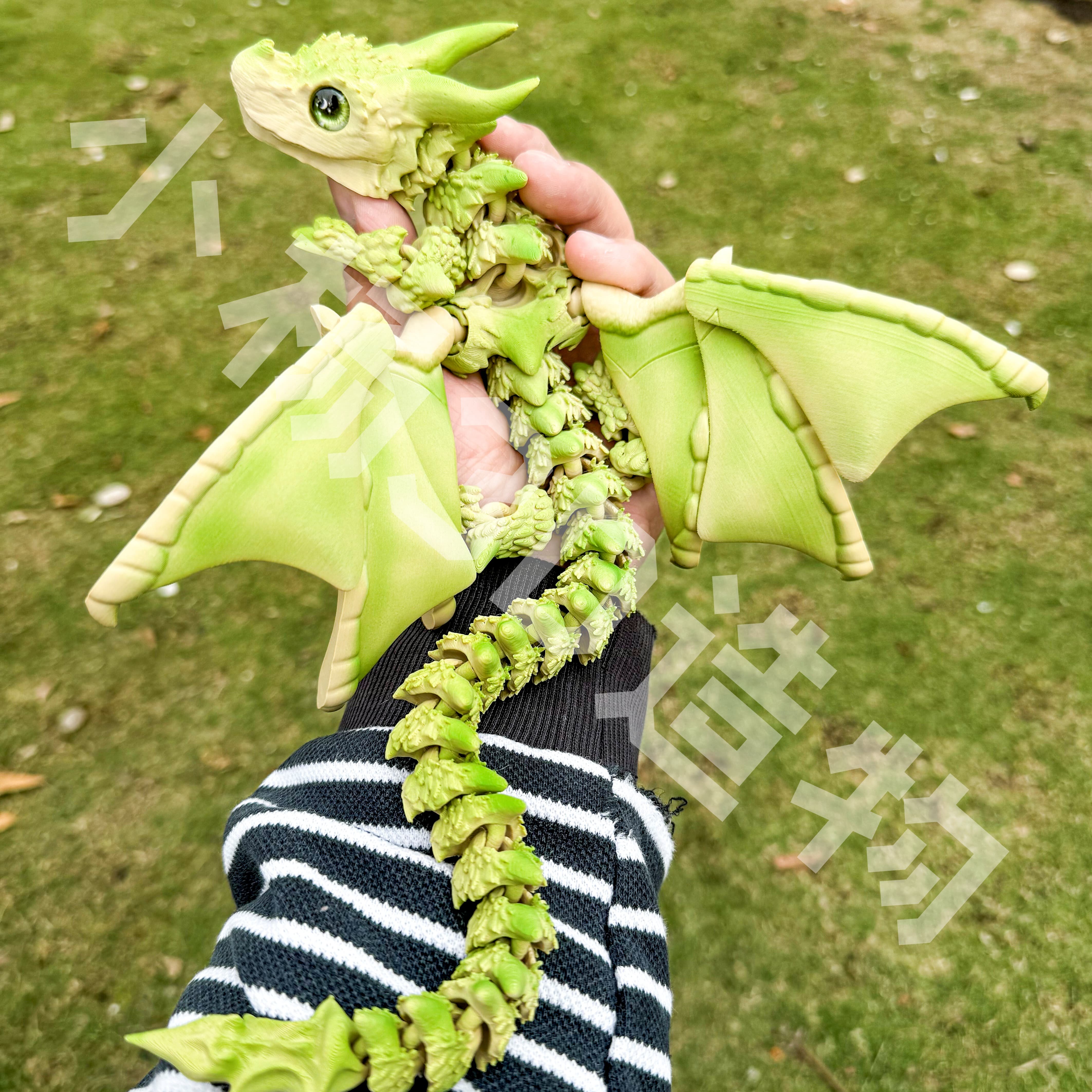 3D打印大玩具飞龙关节可动超萌仿真动物夜市爆款儿童礼物车载摆件