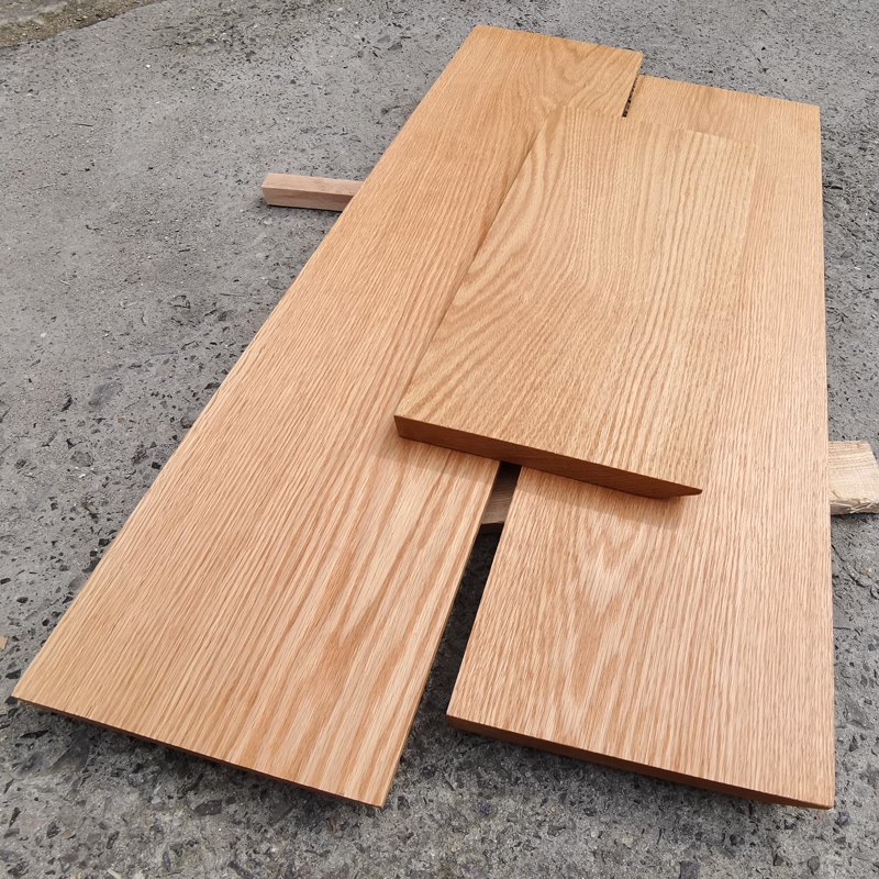 橡木黑胡桃一字隔板置物架实木书架原木木质壁挂电视搁板背景定制