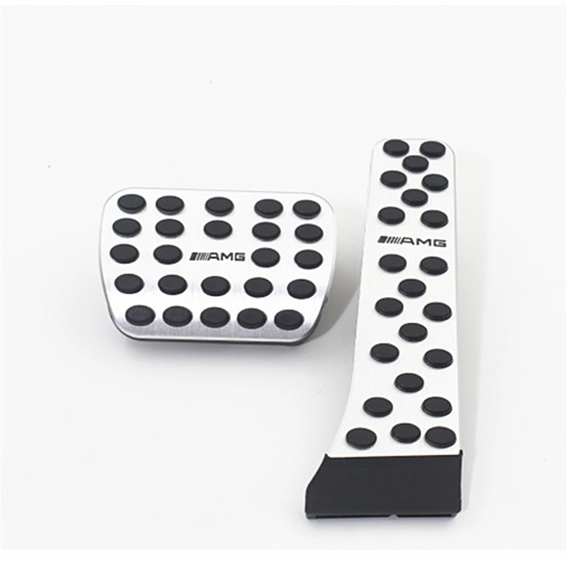奔驰新E300LE200W213W210W212专用E级改装铝合金油门刹车脚踏板