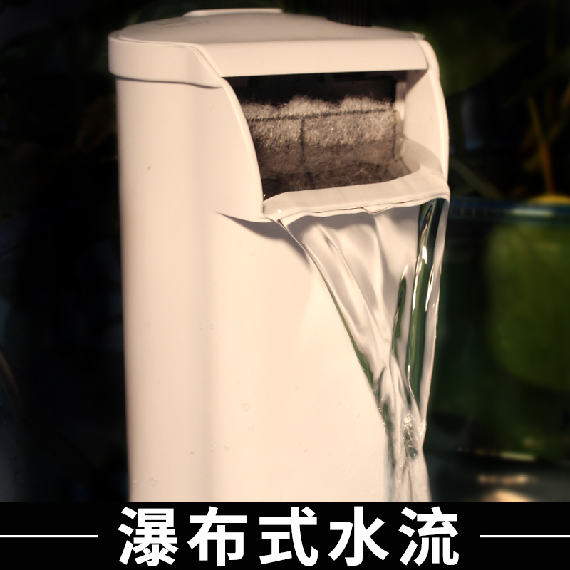 乌龟缸过滤器低水位静音族箱迷你小型潜水泵瀑布式浅水龟缸三合一