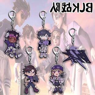 新款第五人格BLK战队周边机械师击球手钥匙扣卡通挂件书包装饰品