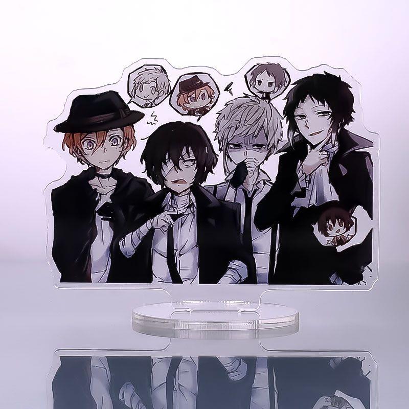 文豪野犬立牌亚克力动漫周边摆件太宰治中原中也中岛敦芥川龙之介