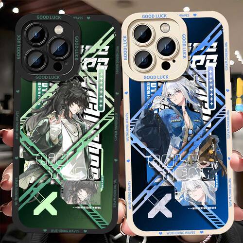 鸣潮联动趣多多仇远嘉贝莉娜手机壳适用iPhone16Pro动漫vivoy77ey