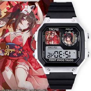 花火星穹铁道周边手表防水防摔儿童智能电子计时高颜值礼物男女