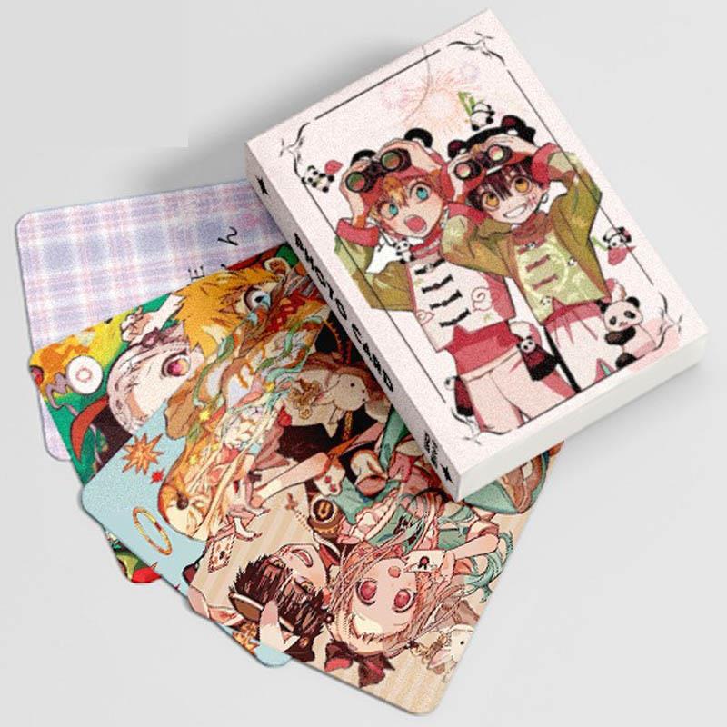 地缚少年花子君小卡 盒装55张 57x86毫米 动漫镭射LOMO卡片明信片