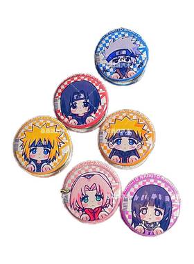 火影忍者动漫周边mini吧唧徽章25mm鸣人佐助雏田春野樱卡卡西水门