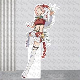 定制动漫火影忍者等身人形人像立牌定制鸣人佐助春野樱周边kt板