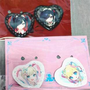 日谷散货 主播女孩重度依赖超天酱糖糖天使茶会吧唧赠背卡未拆