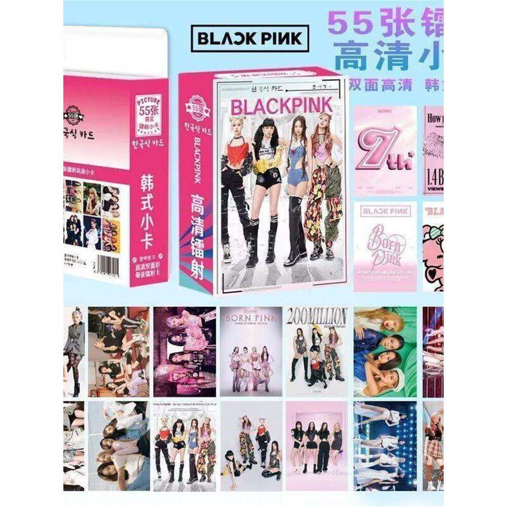 aespa镭射小卡55张自印新专辑珍藏版闪卡3寸双面覆膜不重复LOMO卡