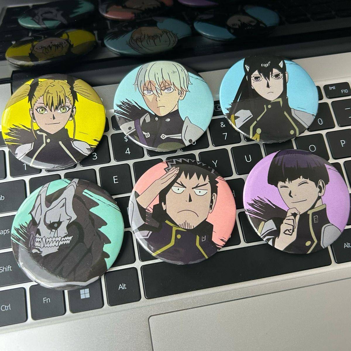 怪兽8号动漫周边双闪徽章吧唧谷子保科宗四郎亚白米娜同人胸针