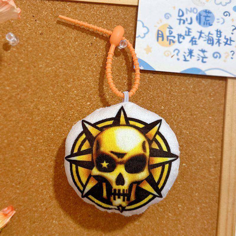 新款黄金爆头聊天表情包游戏周边玩偶挂件可发声来图定制语音钥匙