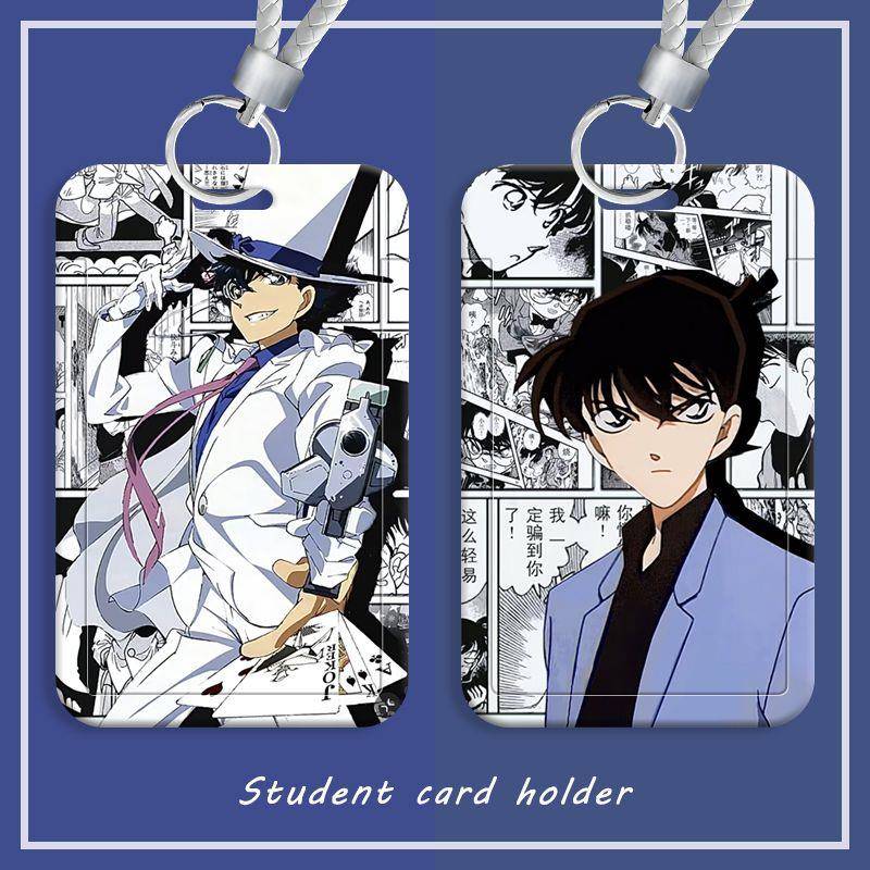 怪盗基德新一柯南滑盖卡套饭卡公交卡身份证件保护套门禁校园卡