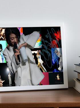 宇多田光FirstLove熊光周边相框摆台新款高颜值豪华办公室ins摆件