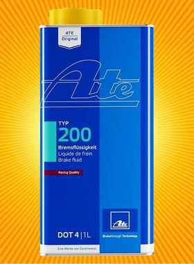 德国产ATE刹车油DOT4TYP200竞技型高性能280℃