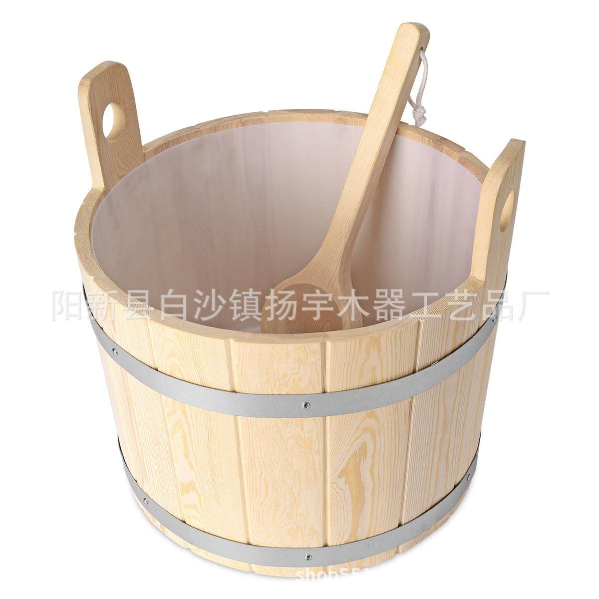直销大桑拿房用木制17L含内胆桑拿木桶木勺畅销德国市场,纺织面料/辅料/配套,纺织机械配件,淘宝优惠券,粉丝福利购,淘宝优惠卷
