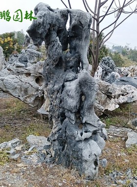英德自然创作加工定 制太湖石假山散置设计 让你的庭院焕发绚丽色