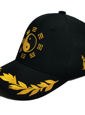 定制帽子印logo刺绣太极八卦雨渐耳紫薇讳敕令潮棒球鸭舌遮阳帽子