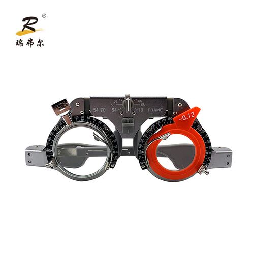 全钛验光架试戴架可调节瞳距的试镜架纯钛52-70可调验光眼镜配件