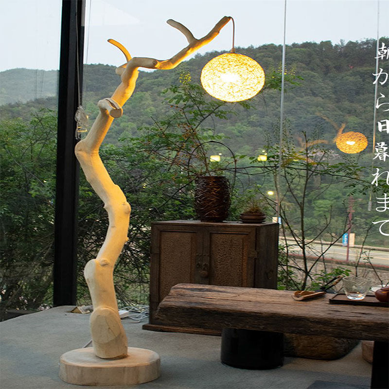 根雕摆件天然树根灯架大落地灯原木枯木雕禅艺术风化木鸟笼架衣架,家居饰品,根雕,淘宝优惠券,粉丝福利购,淘宝优惠卷