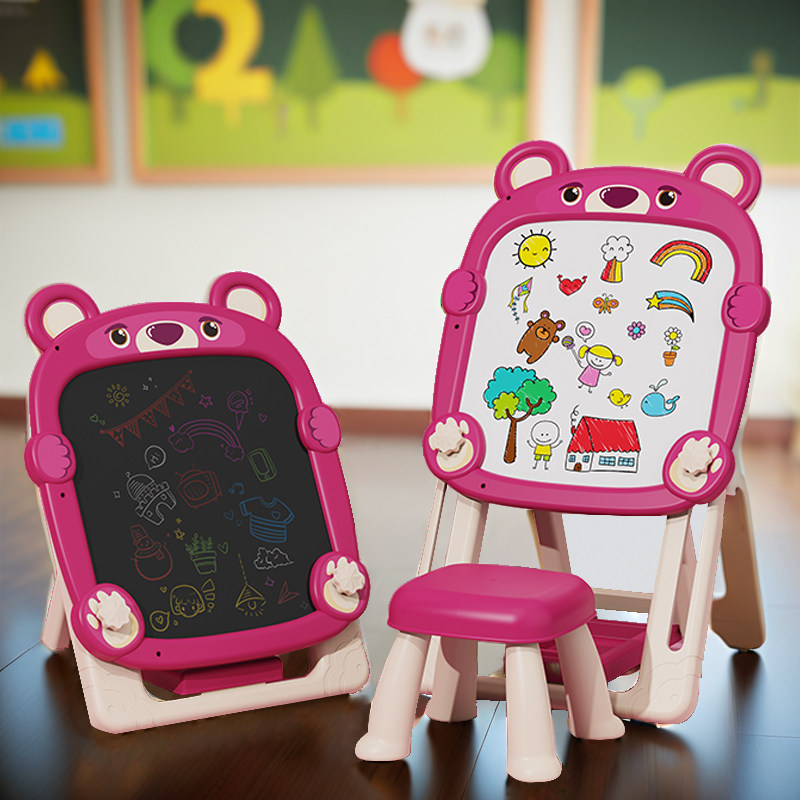 儿童画板家用宝宝涂鸦双面可擦手写字板可消除黑板婴幼儿画画玩具,玩具/童车/益智/积木/模型,画板,淘宝优惠券,粉丝福利购,淘宝优惠卷