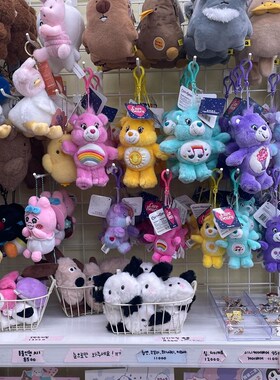 韩国便利店 汽车m钥匙扣女生精致背包挂件网红书包挂饰公仔