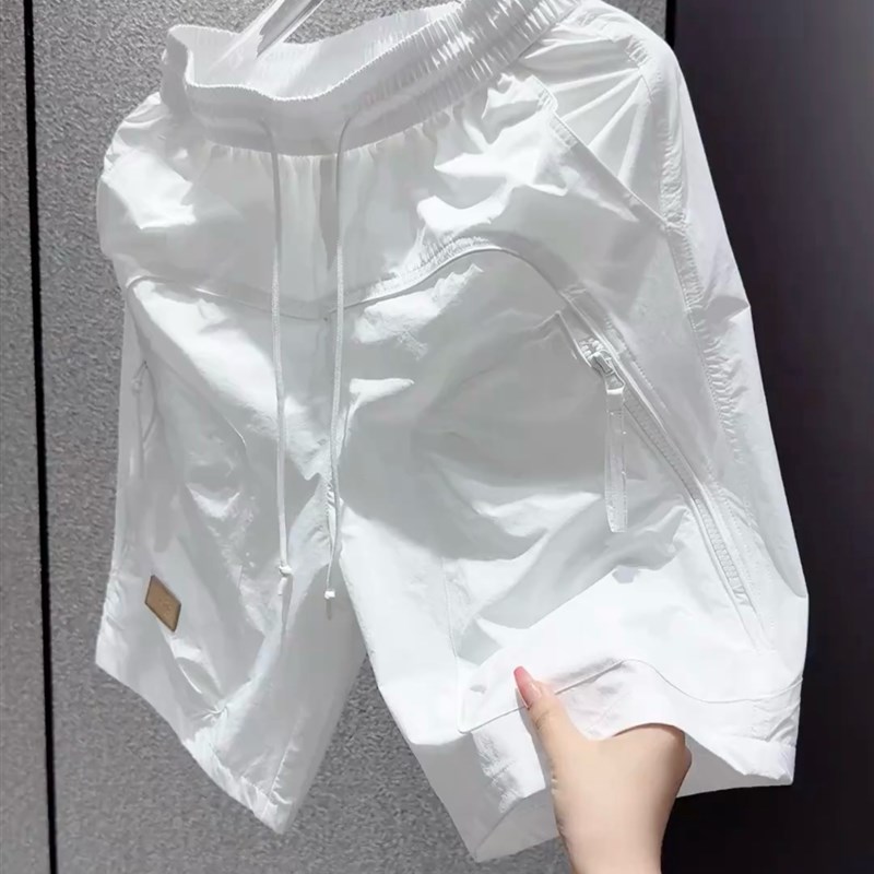 夏季工装短裤男2025新款夏季穿搭薄款裤子休闲宽松外穿运动五分裤