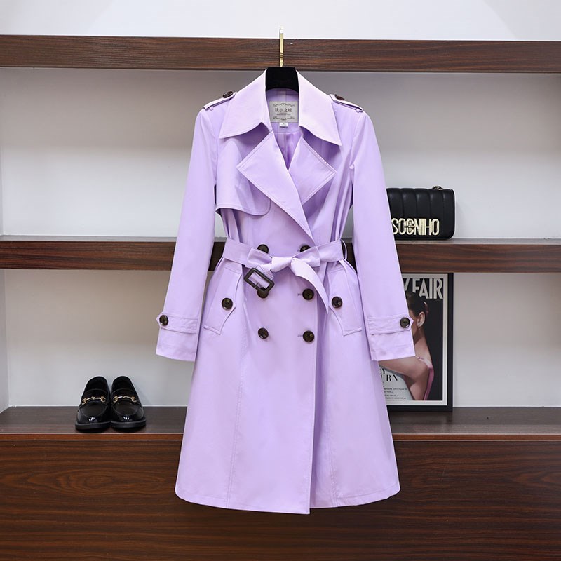 风衣女款2025新款外套女今年流行爆款开春超火韩系大衣长款高个子