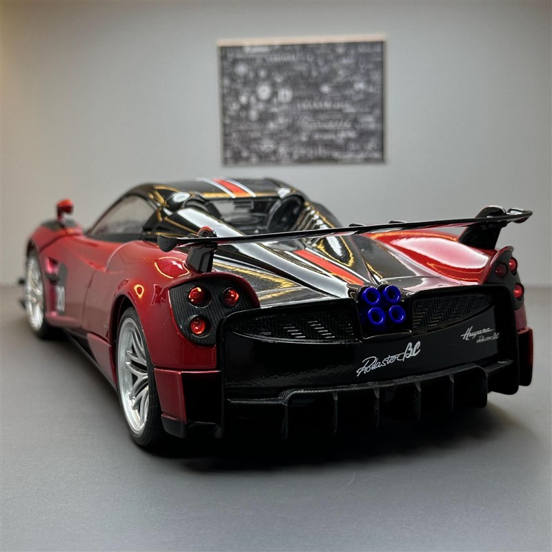 大号1:18帕加尼敞篷跑车合金车模儿童男孩玩具车汽车模型摆件收藏