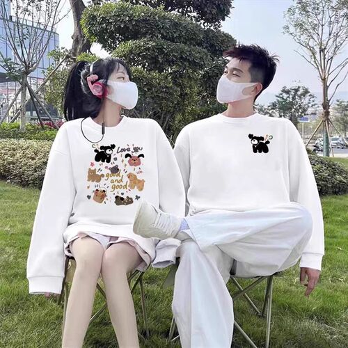 特别的不一样情侣装卫衣服秋冬款2024新款秋季超火高级感外套大码