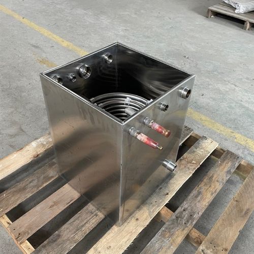 工业冷水机专用304不锈钢水箱配套不锈钢盘管3P5P10P15P20蒸发器