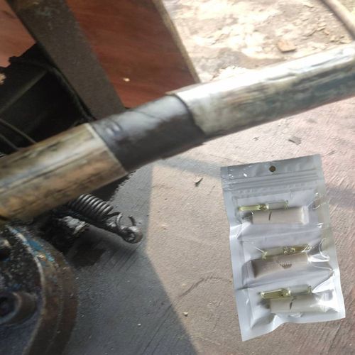 液压油管堵漏胶橡胶树脂高压油管漏油修补胶耐高温金属接头补漏胶