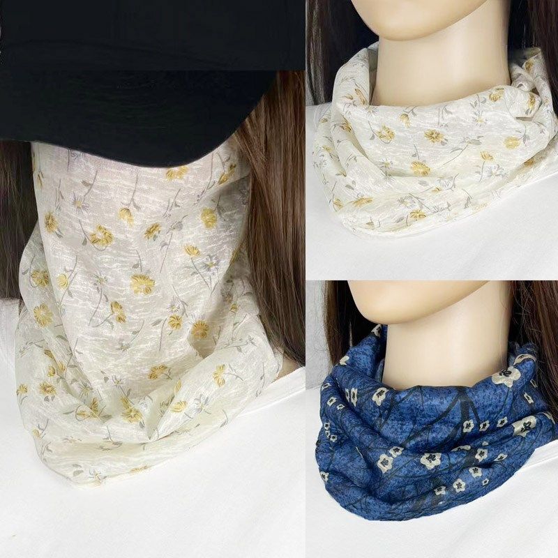 新款夏季女士冰丝遮脸围脖套头护颈脖套开车骑行百搭透气防晒面纱,服饰配件/皮带/帽子/围巾,防晒面纱/面罩,淘宝优惠券,粉丝福利购,淘宝优惠卷