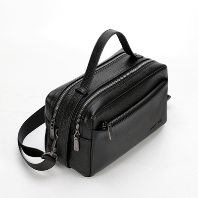 单肩包男真皮男包2022新款大容量手拿包男士手提包商务休闲斜挎包